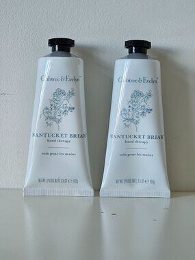 New CRABTREE & EVELYN Nantucket Briar Hand Cream 100gm/3.5oz Each, Lot of 2